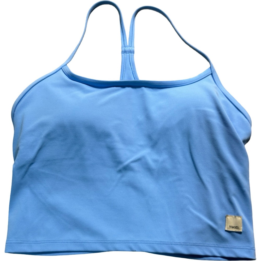 Vuori AllTheFeels Tank 2.0 Women's Small Blue BlissBlend Racerback Cami